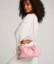Faux Leather Make Up Bag - Pink
