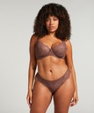Slip brésilien Daisy - Marron