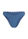 Slip de Bikini Échancrés Scallop - Bleu