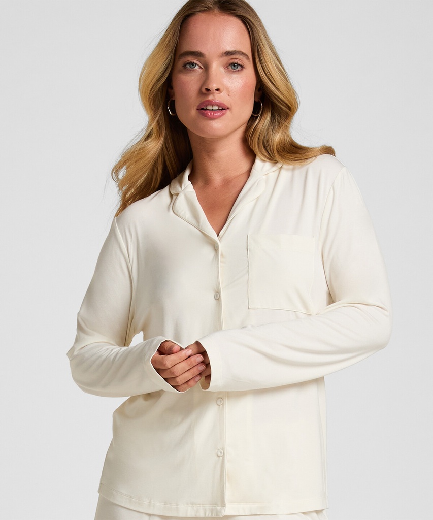 Veste à manches longues en jersey Essential - Blanc