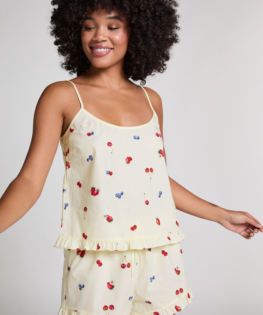 Cami tissé - Jaune