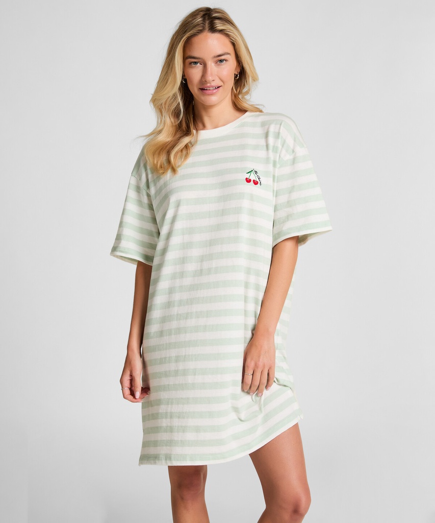 Round Neck Nightshirt - Green