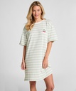 Round Neck Nightshirt - Green