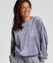 Top Velours - Bleu