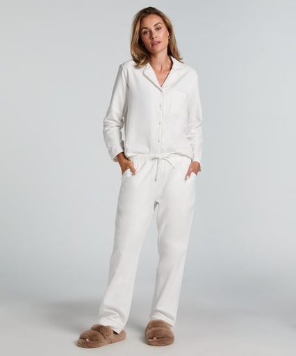 Pantalon de Pyjama Flanel - Blanc