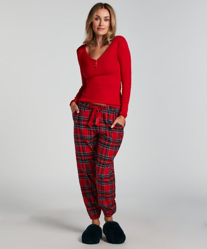 Ensemble pyjama Flannel - Rouge