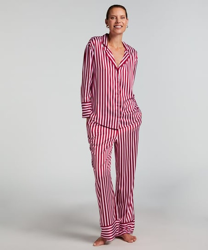 Flannel Pyjama Set - Beige