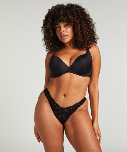String taille ultra basse Marina - Noir