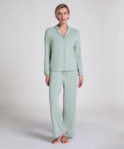 [301470005] Pantalon en jersey Essential - Vert