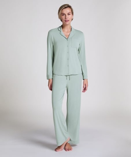 [301470005] Pantalon en jersey Essential - Vert