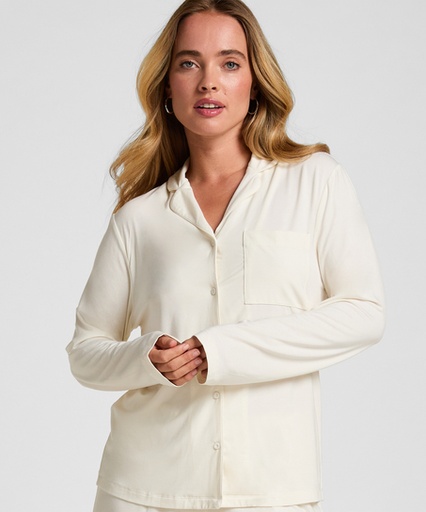 Veste à manches longues en jersey Essential - Blanc