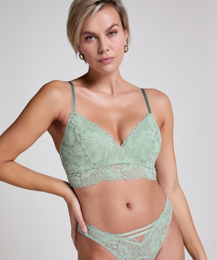 Soutien-gorge sans armatures préformé Andrea - Vert