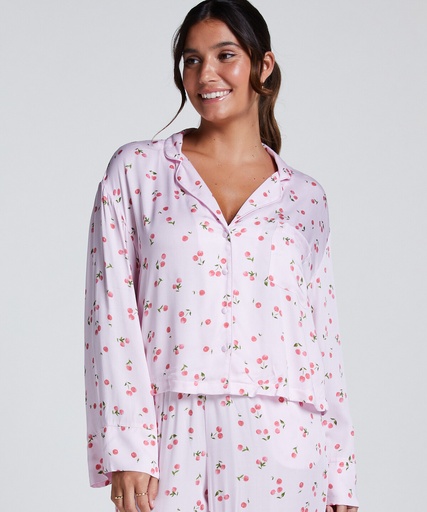 Veste à manches longues Satin - Rose