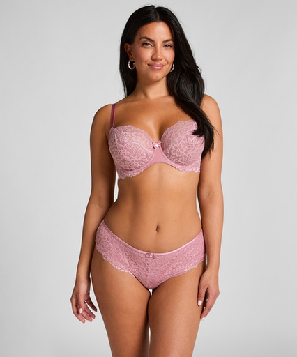 Slip brésilien Marine - Rose