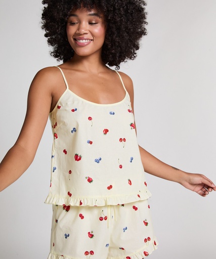 Cami tissé - Jaune