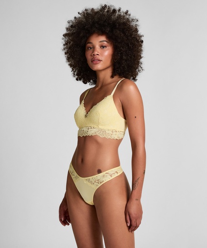 Soutien-gorge sans armatures préformé Andrea - Jaune