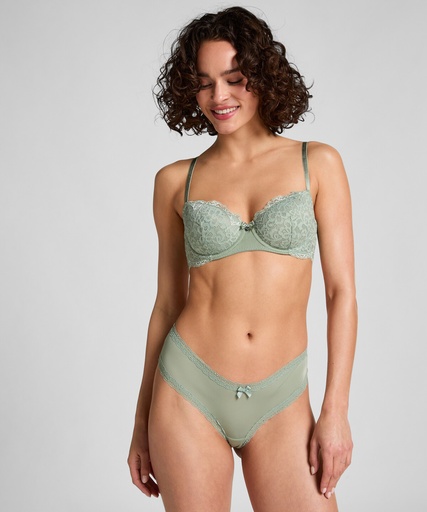 Slip brésilien en forme de V London - Vert