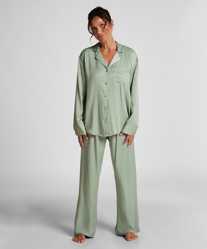 Pantalon Satin - Vert