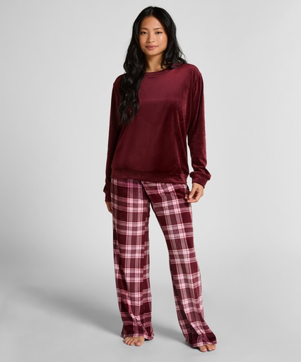 Velvet Pyjama Set - Purple