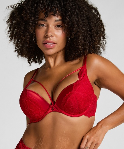 Soutien-gorge à armatures maximiseur préformé Whitney - Rouge