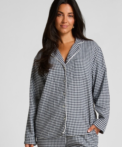 Haut de pyjama Flanel Essentials - Bleu