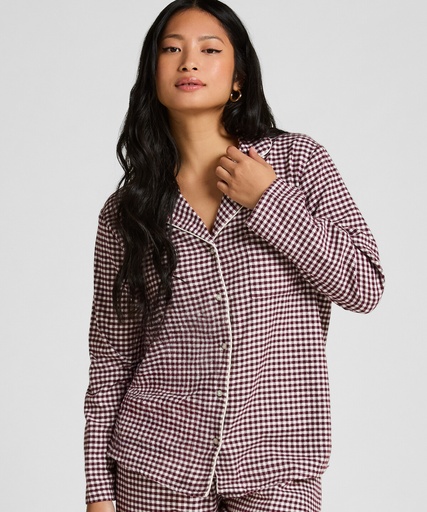 Haut de pyjama Flanel Essentials - Violet