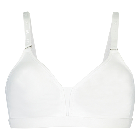Non-Padded Non-Underwired Bra - White