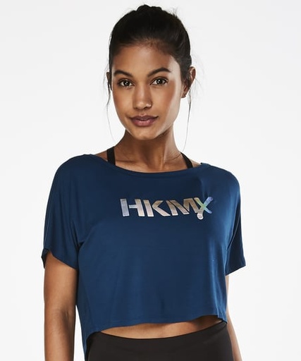 HKMX Short Sleeves Sports Top - Blue