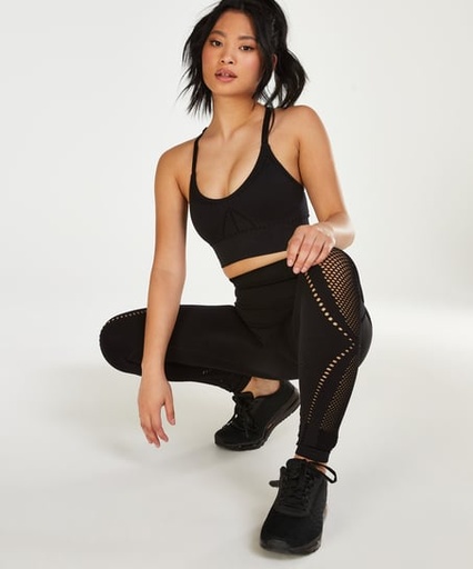 [147726001] HKMX High Waist Seamless Sportlegging Comfort - Black