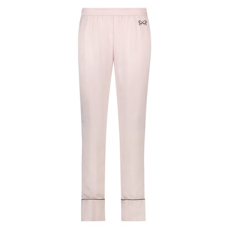 Satin Pyjama Pants Bow - Pink