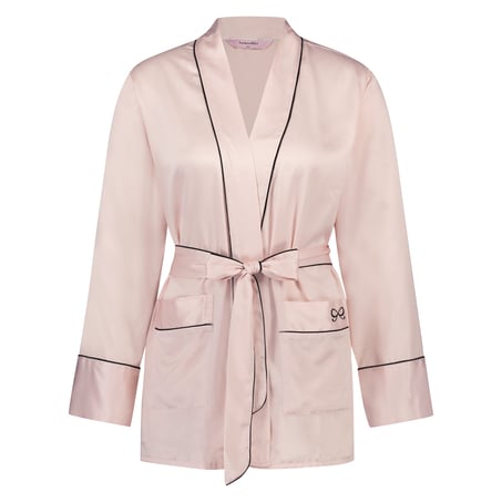 [151930001] Satin Pyjama Jacket - Pink