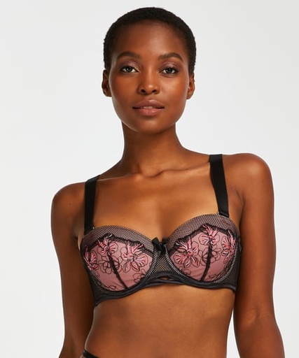[169201006] Padded Underwired Bra Emily - Black