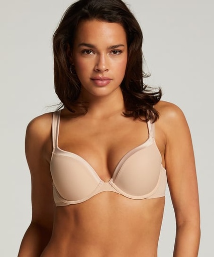 Soutien-gorge à armatures préformé Satin fleece - Beige