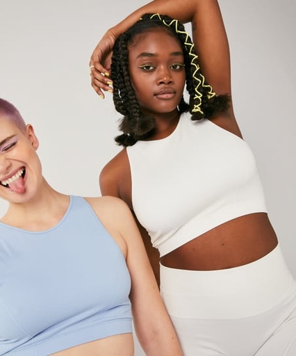 [177877001] Bae Crop Top - White