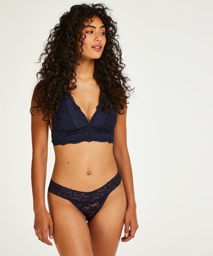 [185666005] String en V taille extra basse - Bleu