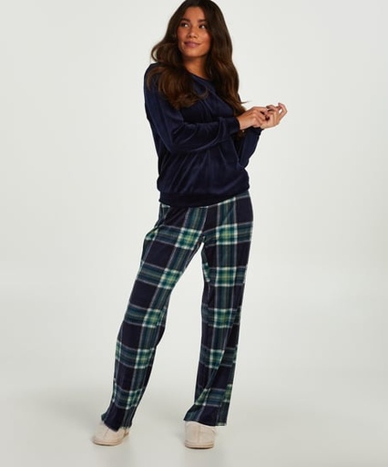 [188903005] Velvet pyjama set - Green