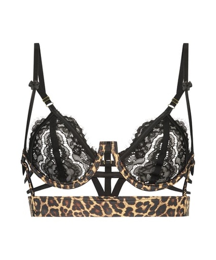 [191313006] Mitzy non-padded longline underwired bra - Black