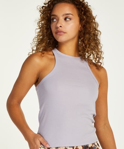 Ribbed top - Purple