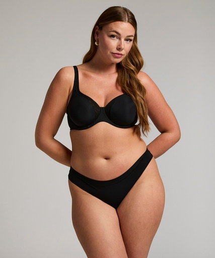 Slip brésilien Mesh - Noir