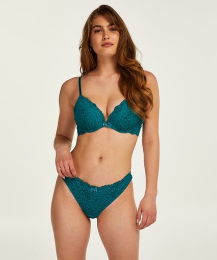 [196884001] Rose Thong - Green
