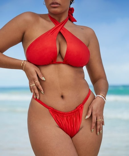 BoraBora Triangle Multi-way Bikini - Red