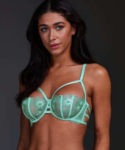 Alexandra Non-Padded Underwired Bra - Green