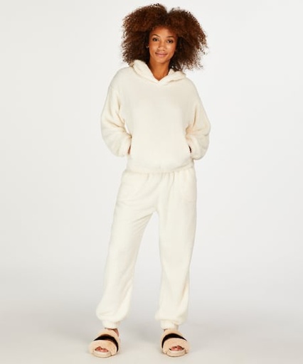 [200384005] Snuggle Fleece Joggers - White