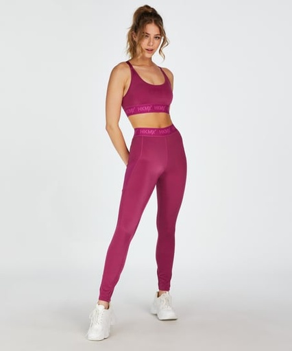 HKMX Regular Waist Sports Tights - Pink