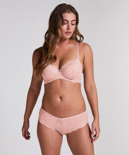 Slip brésilien Marine - Rose
