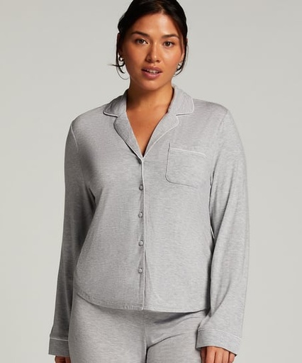 [201752003] Essential Jersey Long-Sleeved Jacket - Gray