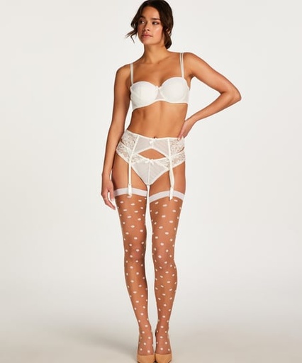 Catrin Suspenders - White