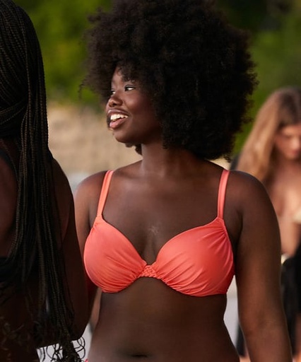 Sunrise Padded Underwired Bikini Top - Orange
