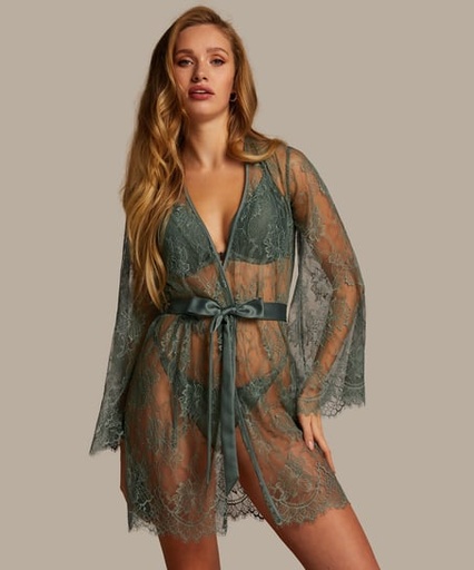 [203217001] Magdalena Kimono - Green