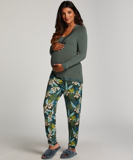 [203236003] Nursing pyjama set - Green